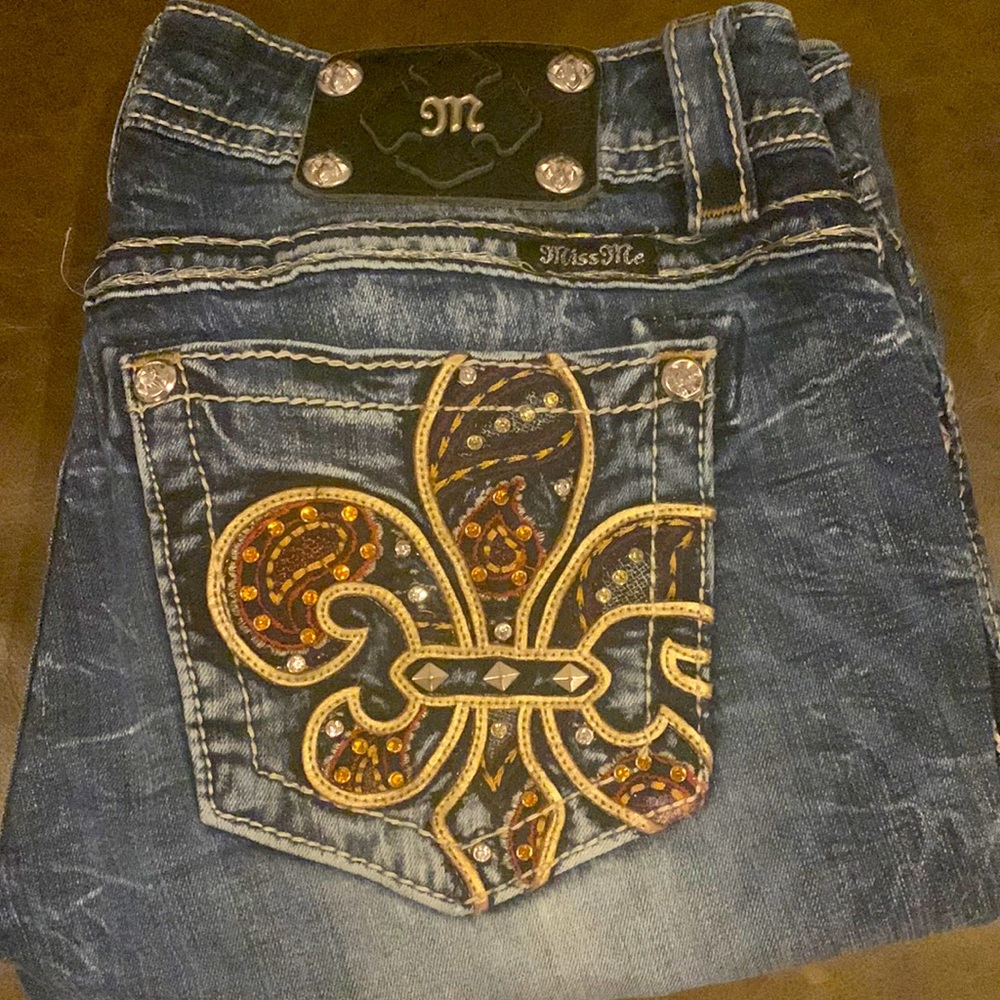 Miss me Jeans! Lots of BLING.